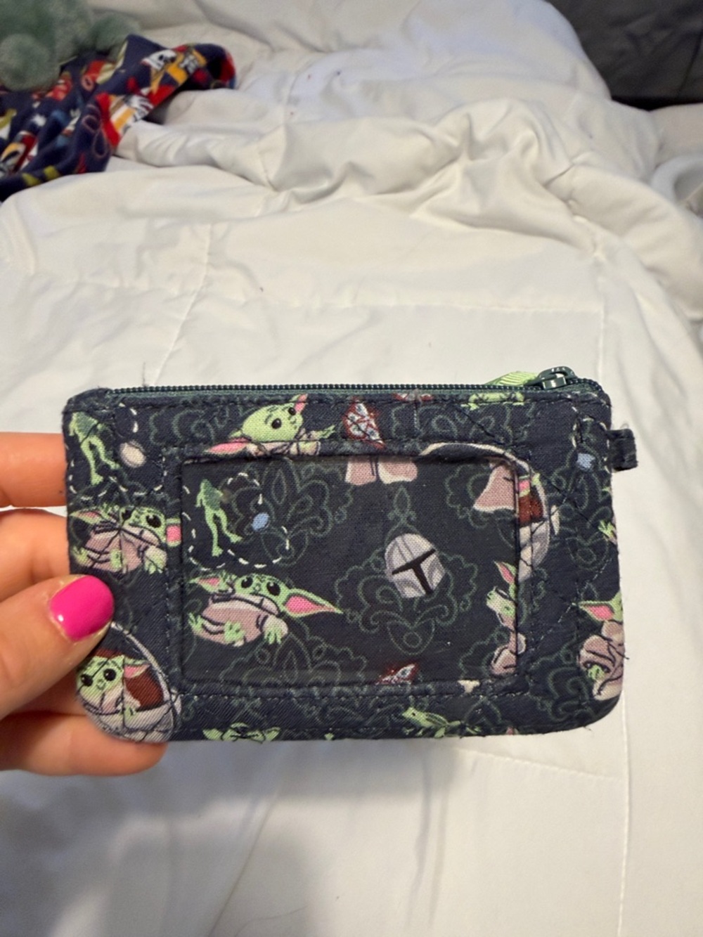 Vera Bradley Star Wars Grogu ID holder/wallet